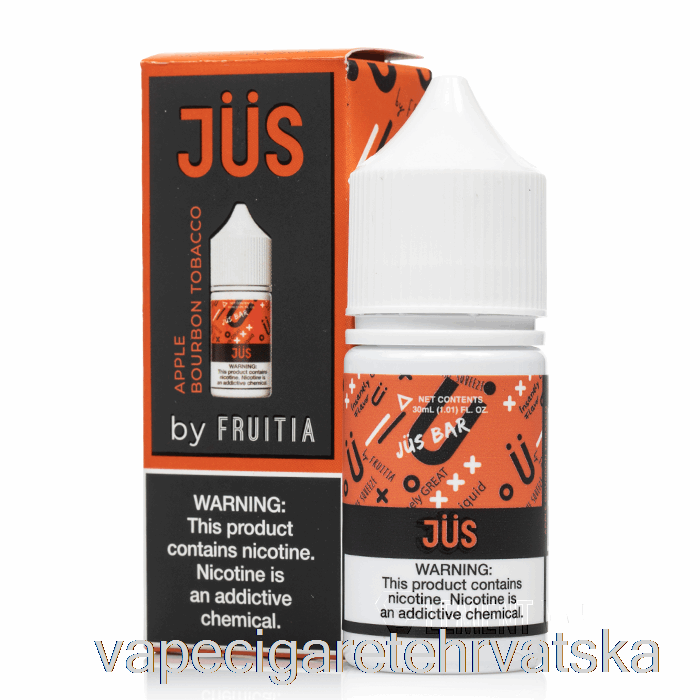 Vape Hrvatska Apple Bourbon Tobacco - Jus Soli - 30ml 35mg